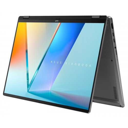 Уценка ноутбук Asus Vivobook 16 Flip TP3607SA-RJ016W (90NB1511-M000M0) Matte Gray (Вскрытая упаковка, 829103) купить в Украине: Киев, Днепр, Харьков, Одесса  | Низкая цена, отзывы, характеристики от TELEMART фото