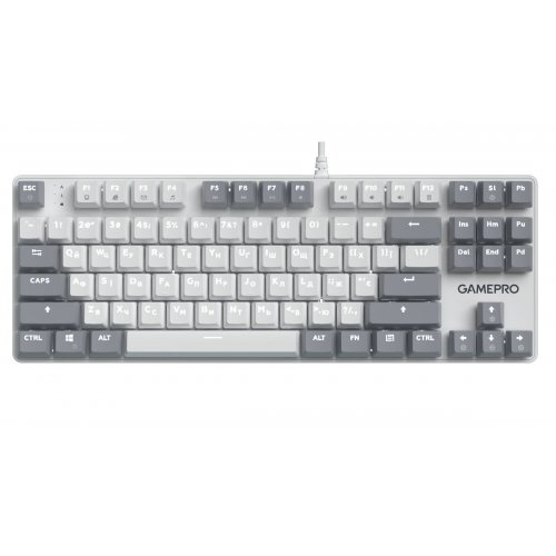 Клавиатура GamePro Genesis Metallic MK110 Outemu Red Swithes White купить в Украине: Киев, Днепр, Харьков, Одесса  | Низкая цена, отзывы, характеристики от TELEMART фото