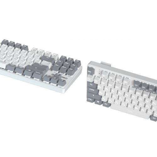 Клавиатура GamePro Genesis Metallic MK110 Outemu Red Swithes White купить в Украине: Киев, Днепр, Харьков, Одесса  | Низкая цена, отзывы, характеристики от TELEMART фото