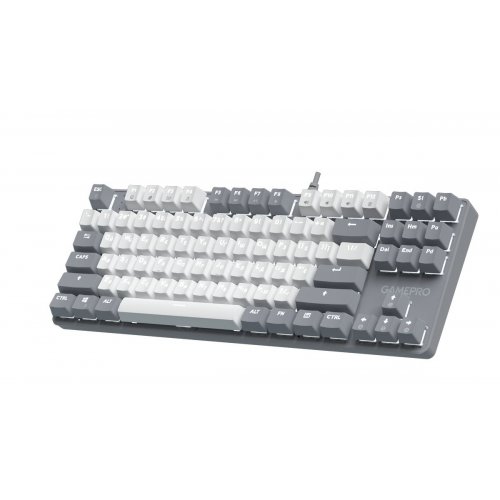 Клавиатура GamePro Genesis Metallic MK110 Outemu Red Swithes Gray купить в Украине: Киев, Днепр, Харьков, Одесса  | Низкая цена, отзывы, характеристики от TELEMART фото