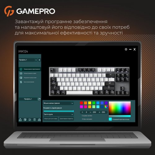 Клавиатура GamePro Genesis Joker MK124 Outemu Red Swithes Gray купить в Украине: Киев, Днепр, Харьков, Одесса  | Низкая цена, отзывы, характеристики от TELEMART фото