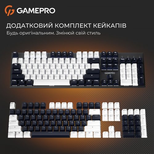 Клавиатура GamePro Genesis Metallic MK144 Outemu Red Swithes Black купить в Украине: Киев, Днепр, Харьков, Одесса  | Низкая цена, отзывы, характеристики от TELEMART фото