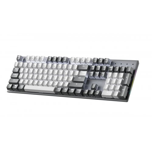 Клавиатура GamePro Genesis Metallic MK144 Outemu Red Swithes Gray купить в Украине: Киев, Днепр, Харьков, Одесса  | Низкая цена, отзывы, характеристики от TELEMART фото