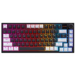 Клавиатура GamePro Asgard Valhalla Pro MK160 Pro Rainy Swithes Wireless with Display Black