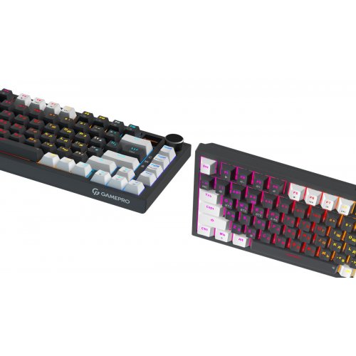 Клавиатура GamePro Asgard Valhalla Pro MK160 Pro Rainy Swithes Wireless with Display Black купить в Украине: Киев, Днепр, Харьков, Одесса  | Низкая цена, отзывы, характеристики от TELEMART фото