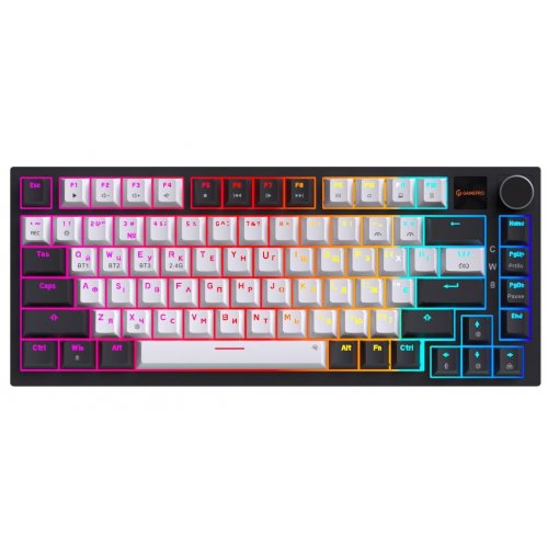 Клавиатура GamePro Asgard Valhalla Pro MK160 Pro Rainy Swithes Wireless with Display White купить в Украине: Киев, Днепр, Харьков, Одесса  | Низкая цена, отзывы, характеристики от TELEMART фото