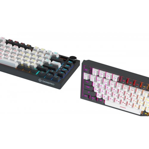 Клавиатура GamePro Asgard Valhalla Pro MK160 Pro Rainy Swithes Wireless with Display White купить в Украине: Киев, Днепр, Харьков, Одесса  | Низкая цена, отзывы, характеристики от TELEMART фото