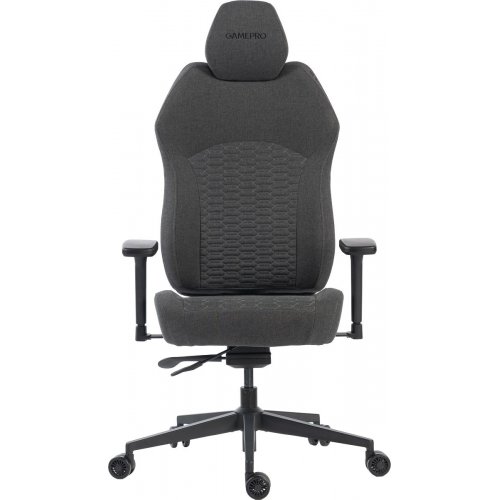 Игровое кресло GamePro GC760 Fabric Dark Grey купить в Украине: Киев, Днепр, Харьков, Одесса  | Низкая цена, отзывы, характеристики от TELEMART фото