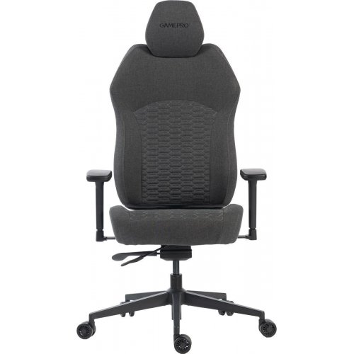 Игровое кресло GamePro GC760 Fabric Dark Grey купить в Украине: Киев, Днепр, Харьков, Одесса  | Низкая цена, отзывы, характеристики от TELEMART фото