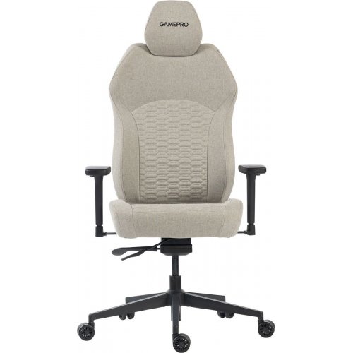 Игровое кресло GamePro GC760 Fabric Light Grey купить в Украине: Киев, Днепр, Харьков, Одесса  | Низкая цена, отзывы, характеристики от TELEMART фото