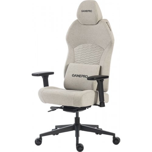 Игровое кресло GamePro GC760 Fabric Light Grey купить в Украине: Киев, Днепр, Харьков, Одесса  | Низкая цена, отзывы, характеристики от TELEMART фото