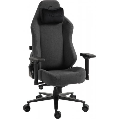 Ігрове крісло GamePro GC775 Fabric Dark Grey купити в Україні: Київ, Львів, Хмельницький, Тернопіль, Івано-Франківськ | Низька ціна, відгуки, характеристики від TELEMART фото