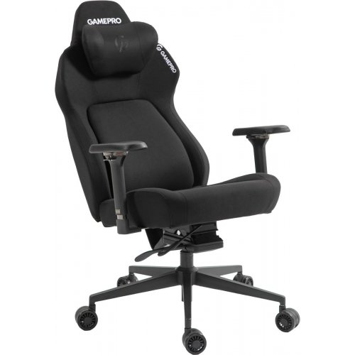 Игровое кресло GamePro GC925 Fabric Black купить в Украине: Киев, Днепр, Харьков, Одесса  | Низкая цена, отзывы, характеристики от TELEMART фото