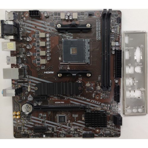 Материнська плата MSI A520M PRO (sAM4, AMD A520) (Відновлено продавцем, 829229) купити в Україні: Київ, Львів, Хмельницький, Тернопіль, Івано-Франківськ | Перевірка сумісності, низька ціна, відгуки, характеристики від TELEMART фото