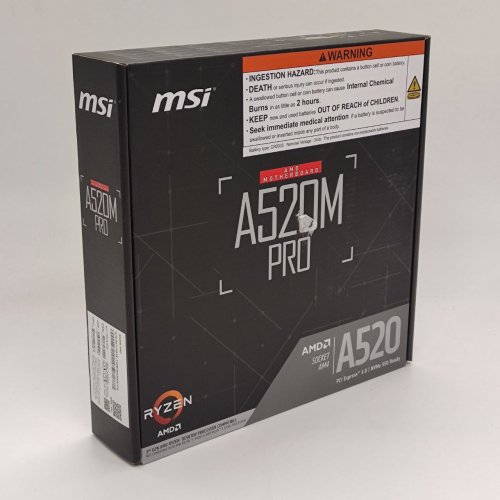 Материнська плата MSI A520M PRO (sAM4, AMD A520) (Відновлено продавцем, 829229) купити в Україні: Київ, Львів, Хмельницький, Тернопіль, Івано-Франківськ | Перевірка сумісності, низька ціна, відгуки, характеристики від TELEMART фото