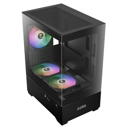 Корпус Gamdias AURA GC9M ARGB Tempered Glass без БП (4711514502527) Black (Восстановлено продавцом, 829243) купить в Украине: Киев, Днепр, Харьков, Одесса  | Проверка совместимости, низкая цена, отзывы, характеристики от TELEMART фото