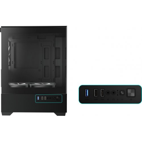 Корпус Gamdias AURA GC9M ARGB Tempered Glass без БП (4711514502527) Black (Восстановлено продавцом, 829243) купить в Украине: Киев, Днепр, Харьков, Одесса  | Проверка совместимости, низкая цена, отзывы, характеристики от TELEMART фото