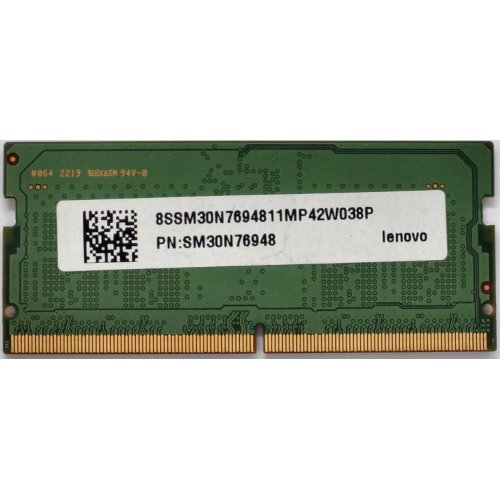 Озп Samsung SODIMM DDR5 8GB 4800Mhz (M425R1GB4BB0-CQKOL) (Відновлено продавцем, 829260) купити в Україні: Київ, Львів, Хмельницький, Тернопіль, Івано-Франківськ | Перевірка сумісності, низька ціна, відгуки, характеристики від TELEMART фото