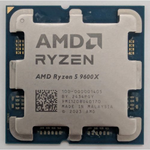 Процессор AMD Ryzen 5 9600X 3.9(5.4)GHz 32MB sAM5 Tray (100-000001405) (Восстановлено продавцом, 829479) купить в Украине: Киев, Днепр, Харьков, Одесса  | Проверка совместимости, низкая цена, отзывы, характеристики от TELEMART фото