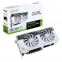 Видеокарта Asus Dual GeForce RTX 4070 SUPER OC White 12228MB (DUAL-RTX4070S-O12G-WHITE) (Восстановлено продавцом, 829497)
