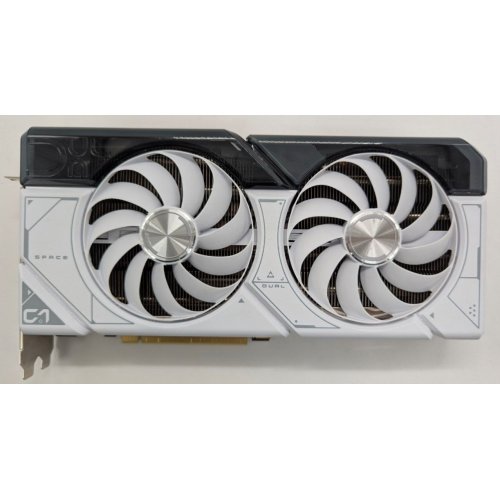 Видеокарта Asus Dual GeForce RTX 4070 SUPER OC White 12228MB (DUAL-RTX4070S-O12G-WHITE) (Восстановлено продавцом, 829497) купить в Украине: Киев, Днепр, Харьков, Одесса  | Проверка совместимости, низкая цена, отзывы, характеристики от TELEMART фото