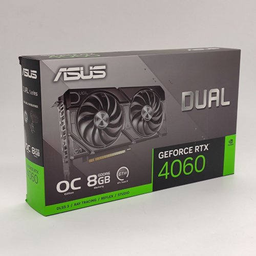Видеокарта Asus Dual GeForce RTX 4060 EVO OC 8192MB (DUAL-RTX4060-O8G-EVO) (Восстановлено продавцом, 829504) купить в Украине: Киев, Днепр, Харьков, Одесса  | Проверка совместимости, низкая цена, отзывы, характеристики от TELEMART фото