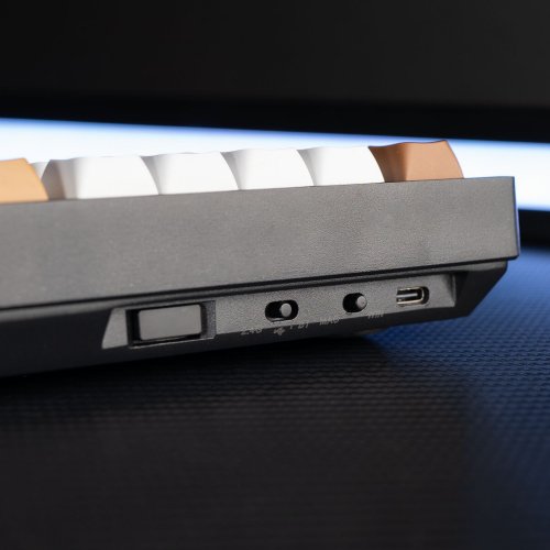 Клавиатура кастомная TYPEVIBE 82 Key Silent (AS-ALBLK82-GZDS-CCXDA-M) Cat Coffee Black купить в Украине: Киев, Днепр, Харьков, Одесса  | Низкая цена, отзывы, характеристики от TELEMART фото