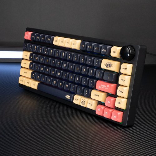Клавиатура кастомная TYPEVIBE 82 Key Silent (AS-ALBLK82-GZDS-CBXDA-M) Craft Beer Black купить в Украине: Киев, Днепр, Харьков, Одесса  | Низкая цена, отзывы, характеристики от TELEMART фото