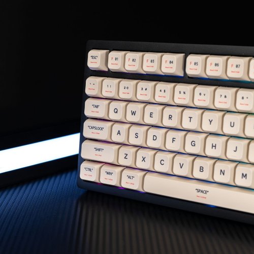 Клавиатура кастомная TYPEVIBE 82 Key Smoothie (AS-ALBLK82-GS-GXDA-M) Gray/Black купить в Украине: Киев, Днепр, Харьков, Одесса  | Низкая цена, отзывы, характеристики от TELEMART фото