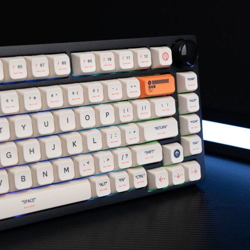 Клавиатура кастомная TYPEVIBE 82 Key Smoothie (AS-ALBLK82-GS-GXDA-M) Gray/Black купить в Украине: Киев, Днепр, Харьков, Одесса  | Низкая цена, отзывы, характеристики от TELEMART фото