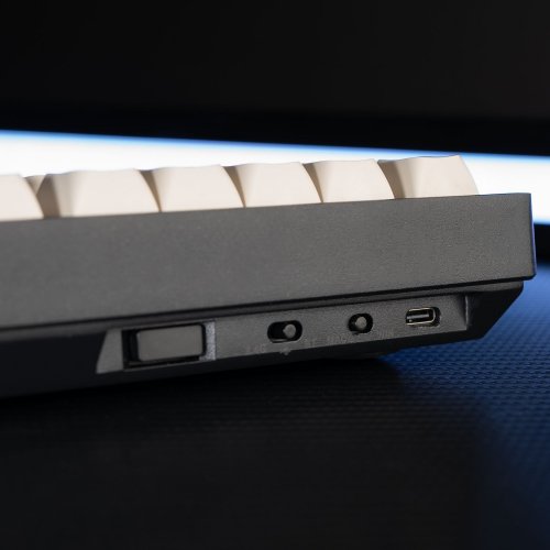 Клавиатура кастомная TYPEVIBE 82 Key Smoothie (AS-ALBLK82-GS-GXDA-M) Gray/Black купить в Украине: Киев, Днепр, Харьков, Одесса  | Низкая цена, отзывы, характеристики от TELEMART фото