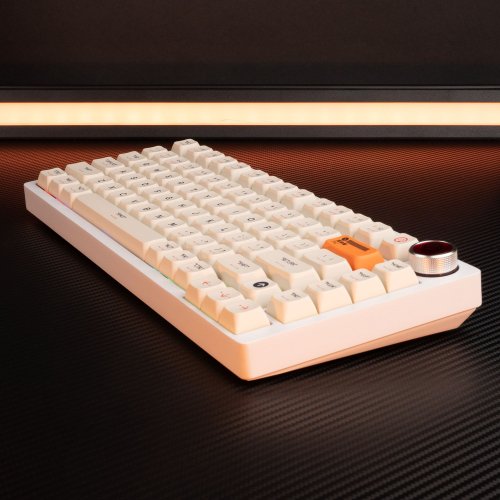 Клавиатура кастомная TYPEVIBE 82 Key Smoothie (AS-ALWHT82-GS-GXDA-M) Gray/White купить в Украине: Киев, Днепр, Харьков, Одесса  | Низкая цена, отзывы, характеристики от TELEMART фото