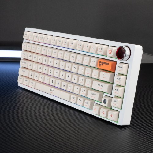 Клавиатура кастомная TYPEVIBE 82 Key Smoothie (AS-ALWHT82-GS-GXDA-M) Gray/White купить в Украине: Киев, Днепр, Харьков, Одесса  | Низкая цена, отзывы, характеристики от TELEMART фото