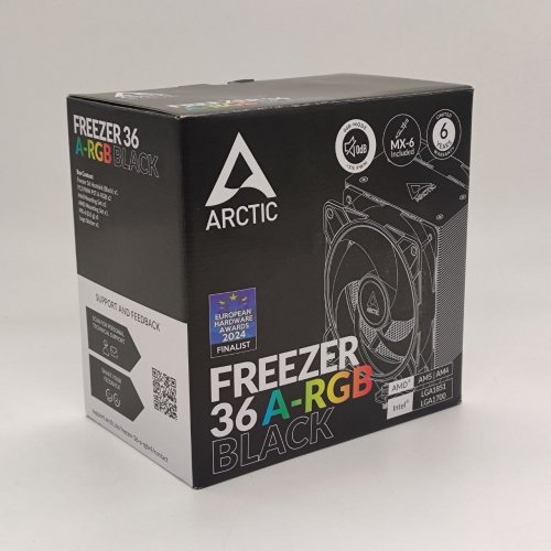 Кулер Arctic Freezer 36 A-RGB (ACFRE00124A) Black (Відновлено продавцем, 829608) купити в Україні: Київ, Львів, Хмельницький, Тернопіль, Івано-Франківськ | Перевірка сумісності, низька ціна, відгуки, характеристики від TELEMART фото
