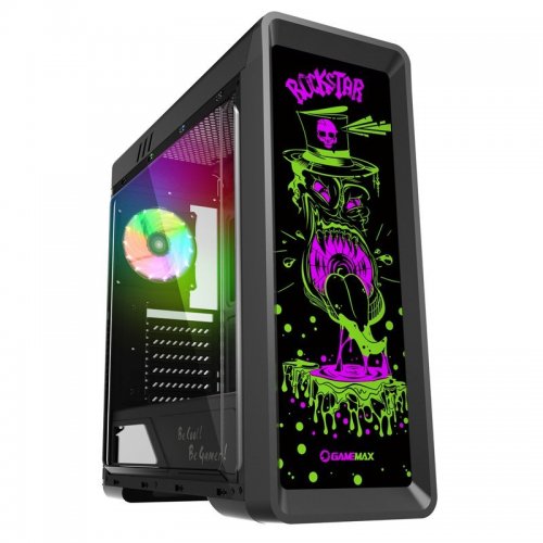 Корпус GAMEMAX G515 RockStar RGB Window без БЖ Black (Відновлено продавцем, 829633) купити в Україні: Київ, Львів, Хмельницький, Тернопіль, Івано-Франківськ | Перевірка сумісності, низька ціна, відгуки, характеристики від TELEMART фото