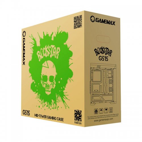 Корпус GAMEMAX G515 RockStar RGB Window без БЖ Black (Відновлено продавцем, 829633) купити в Україні: Київ, Львів, Хмельницький, Тернопіль, Івано-Франківськ | Перевірка сумісності, низька ціна, відгуки, характеристики від TELEMART фото