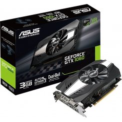 Видеокарта Asus GeForce GTX 1060 Phoenix 3072MB (PH-GTX1060-3G) (Восстановлено продавцом, 829643)