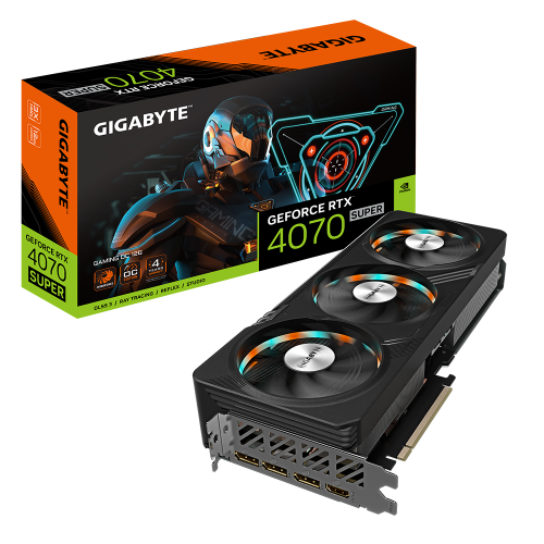 Видеокарта Gigabyte GeForce RTX 4070 SUPER GAMING OC 12288MB (GV-N407SGAMING OC-12GD) (Восстановлено продавцом, 829644) купить в Украине: Киев, Днепр, Харьков, Одесса  | Проверка совместимости, низкая цена, отзывы, характеристики от TELEMART фото