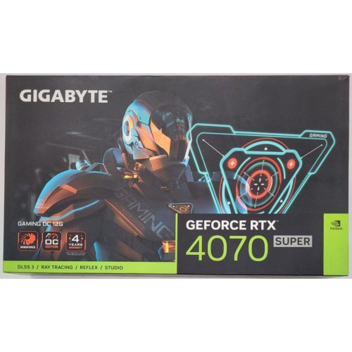 Видеокарта Gigabyte GeForce RTX 4070 SUPER GAMING OC 12288MB (GV-N407SGAMING OC-12GD) (Восстановлено продавцом, 829644) купить в Украине: Киев, Днепр, Харьков, Одесса  | Проверка совместимости, низкая цена, отзывы, характеристики от TELEMART фото