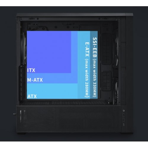 Корпус Lian Li LANCOOL 217 INF Tempered Glass без БП (G99.LAN217INFX.00) Black купить в Украине: Киев, Днепр, Харьков, Одесса  | Проверка совместимости, низкая цена, отзывы, характеристики от TELEMART фото