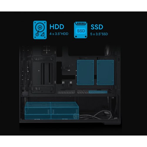 Корпус Lian Li LANCOOL 217 INF Tempered Glass без БП (G99.LAN217INFX.00) Black купить в Украине: Киев, Днепр, Харьков, Одесса  | Проверка совместимости, низкая цена, отзывы, характеристики от TELEMART фото