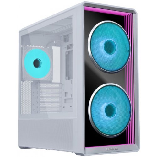 Корпус Lian Li LANCOOL 217 INF Tempered Glass без БП (G99.LAN217INFW.00) White купить в Украине: Киев, Днепр, Харьков, Одесса  | Проверка совместимости, низкая цена, отзывы, характеристики от TELEMART фото