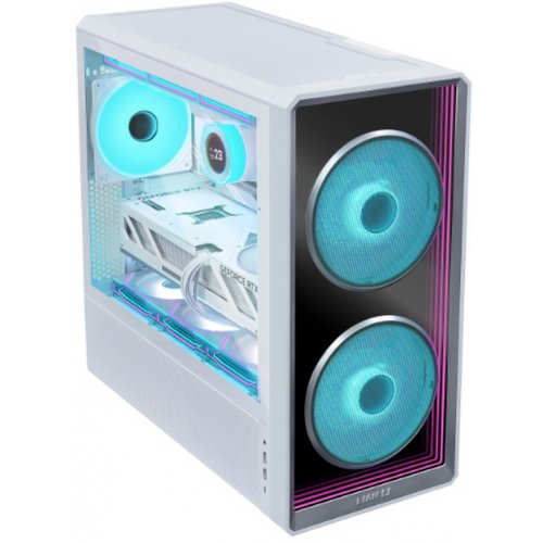 Корпус Lian Li LANCOOL 217 INF Tempered Glass без БП (G99.LAN217INFW.00) White купить в Украине: Киев, Днепр, Харьков, Одесса  | Проверка совместимости, низкая цена, отзывы, характеристики от TELEMART фото
