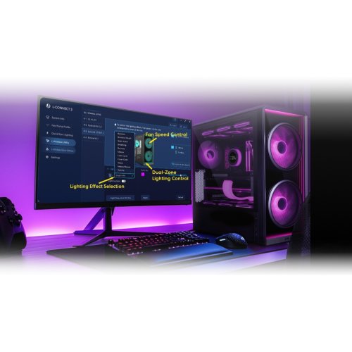 Корпус Lian Li LANCOOL 217 INF Tempered Glass без БП (G99.LAN217INFW.00) White купить в Украине: Киев, Днепр, Харьков, Одесса  | Проверка совместимости, низкая цена, отзывы, характеристики от TELEMART фото