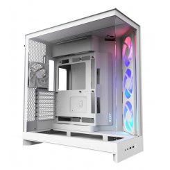 Корпус NZXT H9 Flow RGB Tempered Glass без БП (CM-H92FW-R1) White