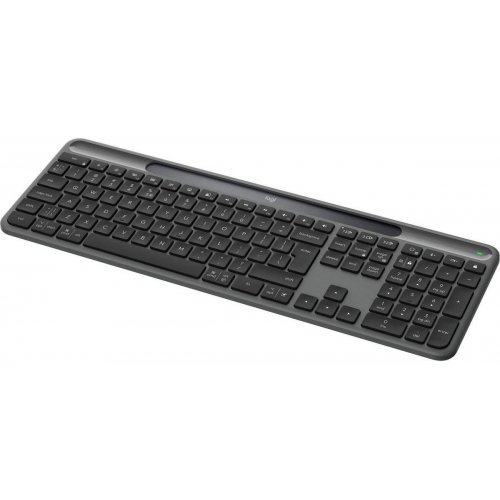 Клавиатура Logitech Signature Slim Solar+ Wireless (920-013764) Graphite купить в Украине: Киев, Днепр, Харьков, Одесса  | Низкая цена, отзывы, характеристики от TELEMART фото