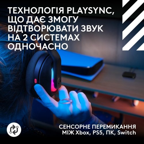 Навушники Logitech G ASTRO A20 X Lightspeed (939-002247) Black купити в Україні: Київ, Львів, Хмельницький, Тернопіль, Івано-Франківськ | Низька ціна, відгуки, характеристики від TELEMART фото