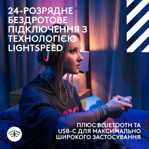 Навушники Logitech G ASTRO A20 X Lightspeed (939-002247) Black купити в Україні: Київ, Львів, Хмельницький, Тернопіль, Івано-Франківськ | Низька ціна, відгуки, характеристики від TELEMART фото