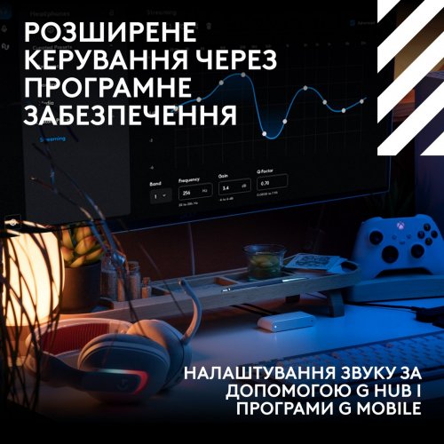 Навушники Logitech G ASTRO A20 X Lightspeed (939-002253) White купити в Україні: Київ, Львів, Хмельницький, Тернопіль, Івано-Франківськ | Низька ціна, відгуки, характеристики від TELEMART фото