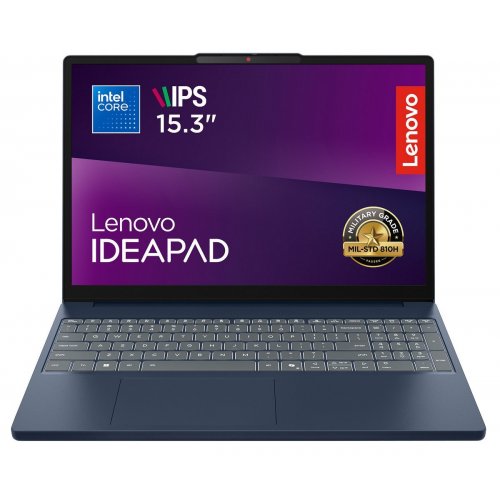 Ноутбук Lenovo IdeaPad Slim 3 15IRH10 (83K100J9RA) Cosmic Blue купить в Украине: Киев, Днепр, Харьков, Одесса  | Низкая цена, отзывы, характеристики от TELEMART фото